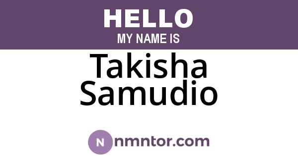 Takisha Samudio