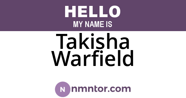 Takisha Warfield