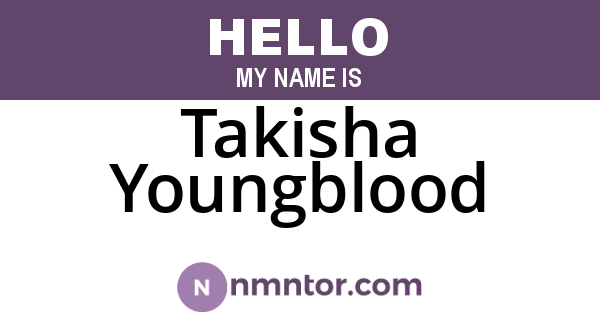 Takisha Youngblood