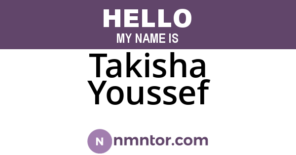 Takisha Youssef