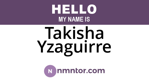 Takisha Yzaguirre