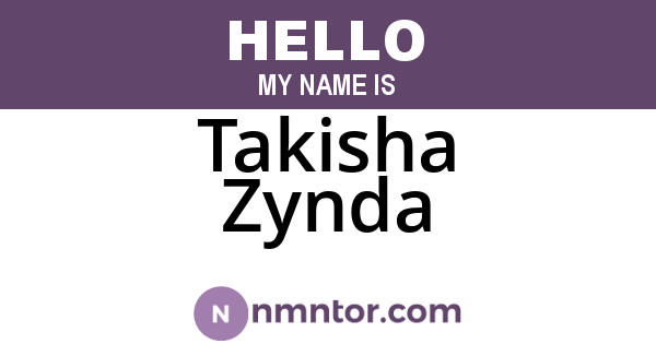 Takisha Zynda