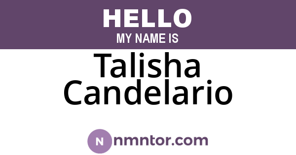 Talisha Candelario