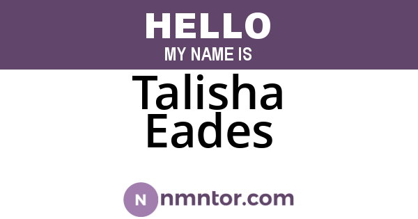 Talisha Eades
