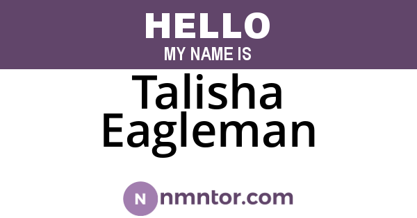 Talisha Eagleman