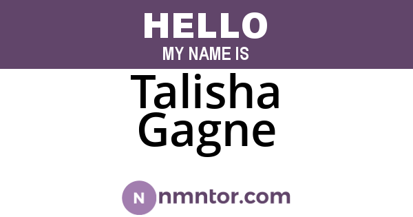 Talisha Gagne