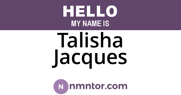Talisha Jacques