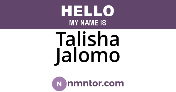 Talisha Jalomo