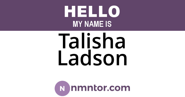 Talisha Ladson