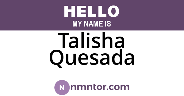 Talisha Quesada