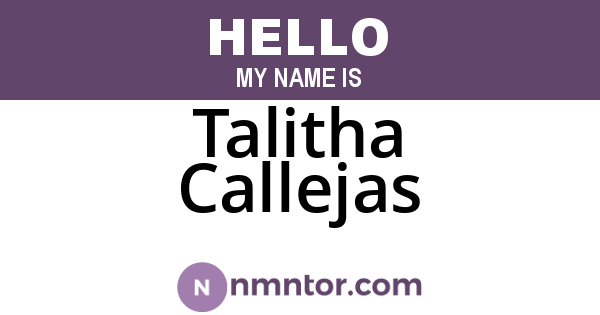 Talitha Callejas