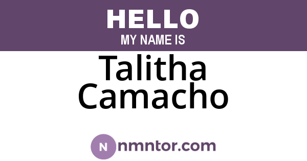 Talitha Camacho