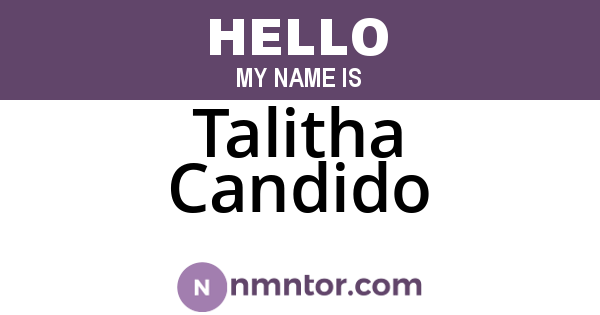 Talitha Candido