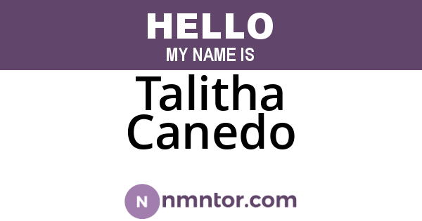 Talitha Canedo