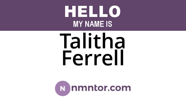 Talitha Ferrell
