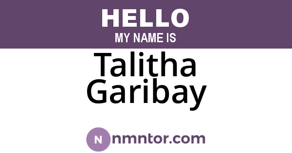 Talitha Garibay