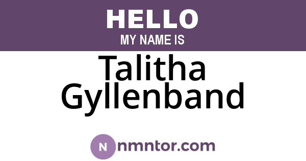 Talitha Gyllenband