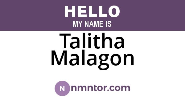 Talitha Malagon