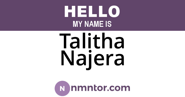 Talitha Najera