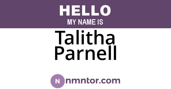 Talitha Parnell