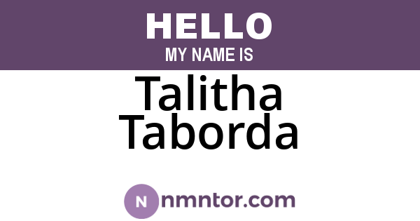 Talitha Taborda