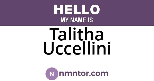 Talitha Uccellini