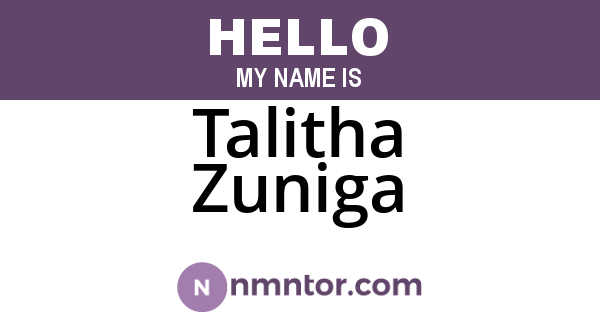 Talitha Zuniga