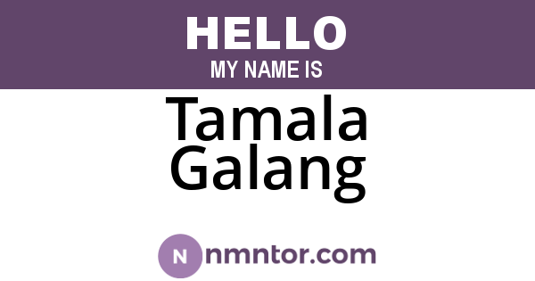Tamala Galang