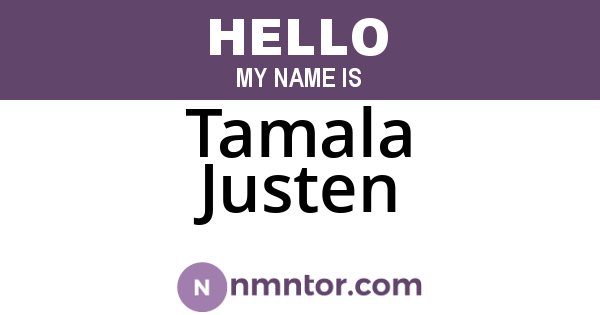 Tamala Justen