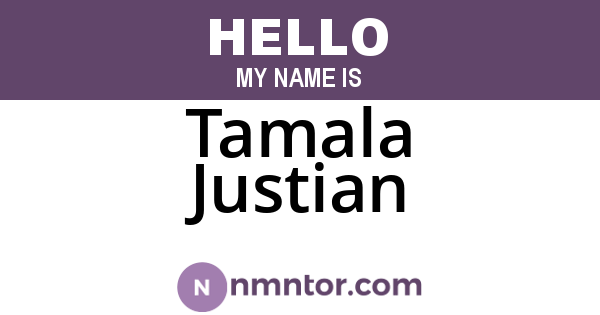 Tamala Justian