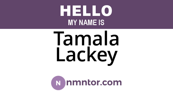 Tamala Lackey