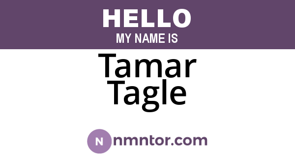 Tamar Tagle