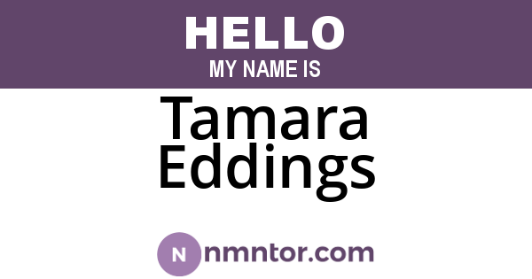 Tamara Eddings
