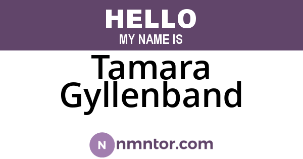 Tamara Gyllenband
