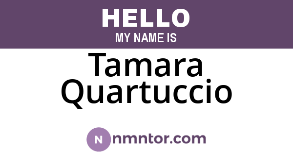 Tamara Quartuccio