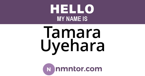 Tamara Uyehara