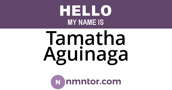 Tamatha Aguinaga