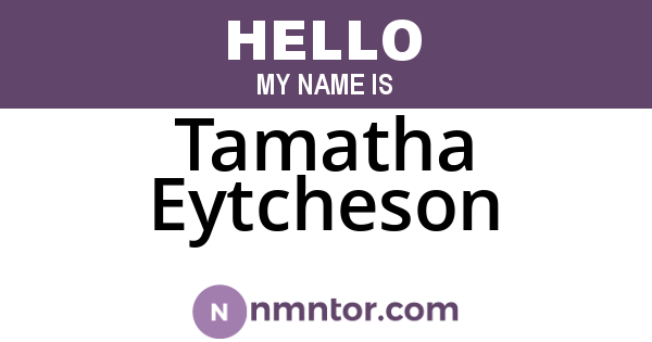 Tamatha Eytcheson