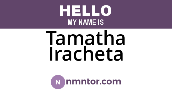Tamatha Iracheta