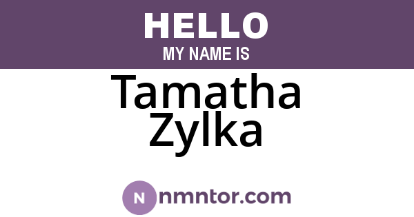 Tamatha Zylka