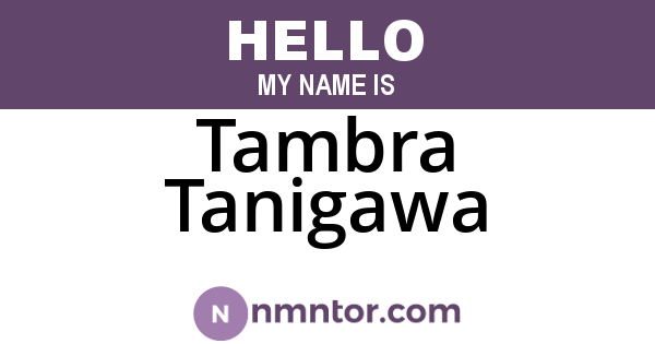 Tambra Tanigawa
