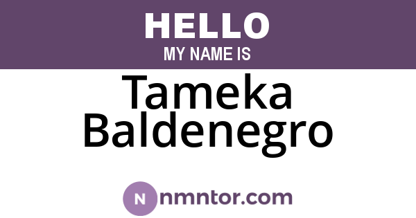Tameka Baldenegro