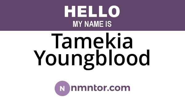 Tamekia Youngblood