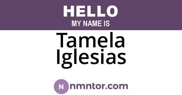 Tamela Iglesias