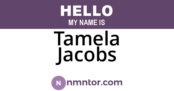 Tamela Jacobs