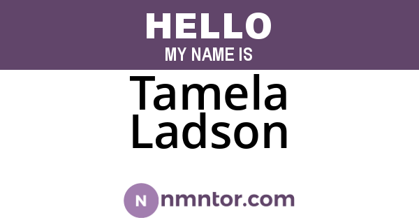 Tamela Ladson