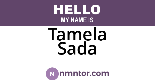Tamela Sada