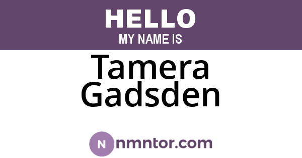 Tamera Gadsden