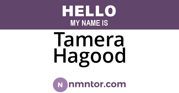 Tamera Hagood
