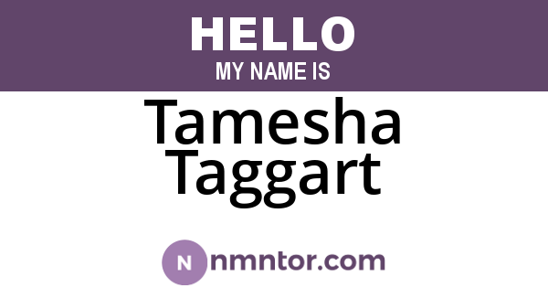 Tamesha Taggart